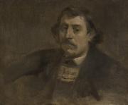 Eugene Carriere Portrait of Paul Gauguin Spain oil painting artist